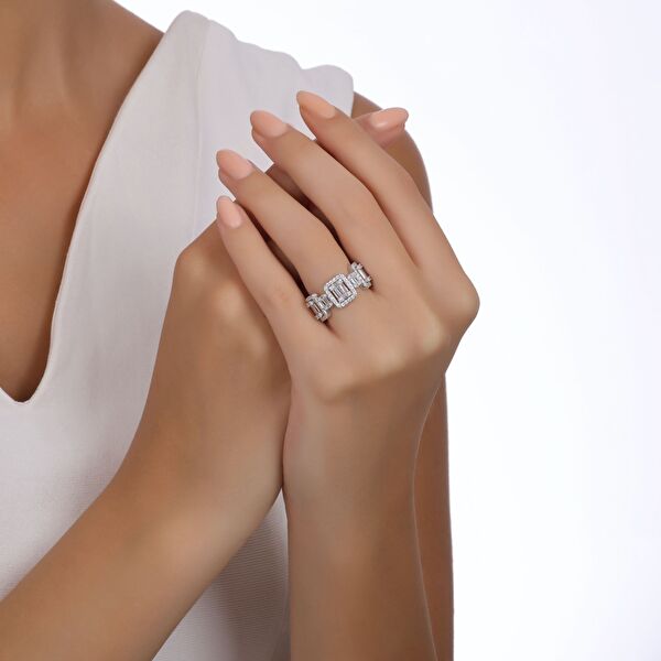 Baget SET89084R Gümüş Yüzük