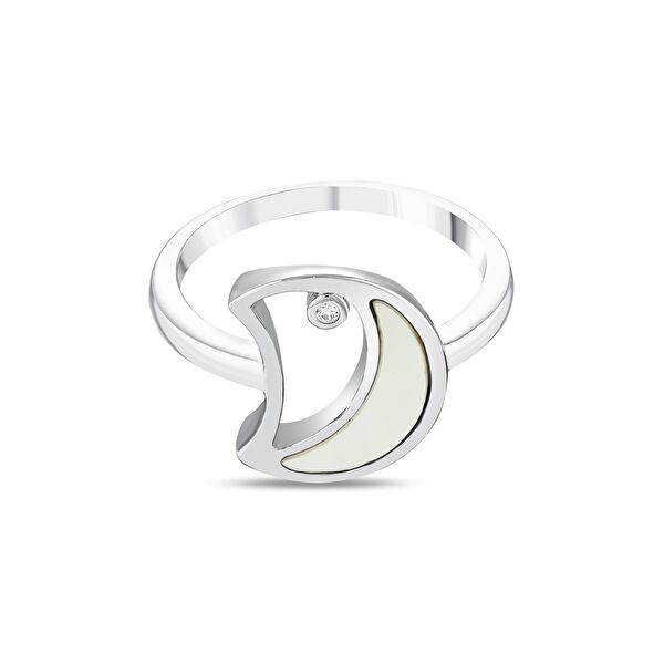 Lucky Gems Sedef Taşlı Gümüş Yüzük