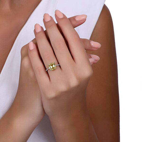 Baget YR11039-Y Gümüş Yüzük